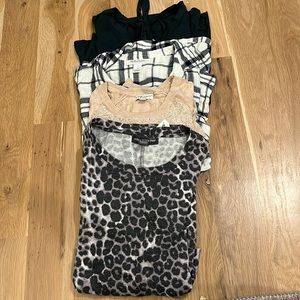 Long sleeve maternity tops and sweater size extra small